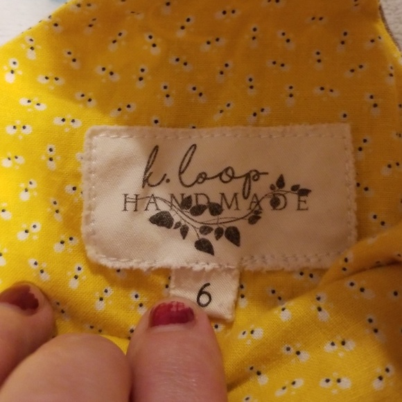 Beautiful size 6 Handmade spring ..fall dress - Picture 3 of 5